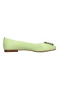 chaussures-plates-vertes