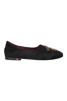 black-suede-loafers-with-gold-cross