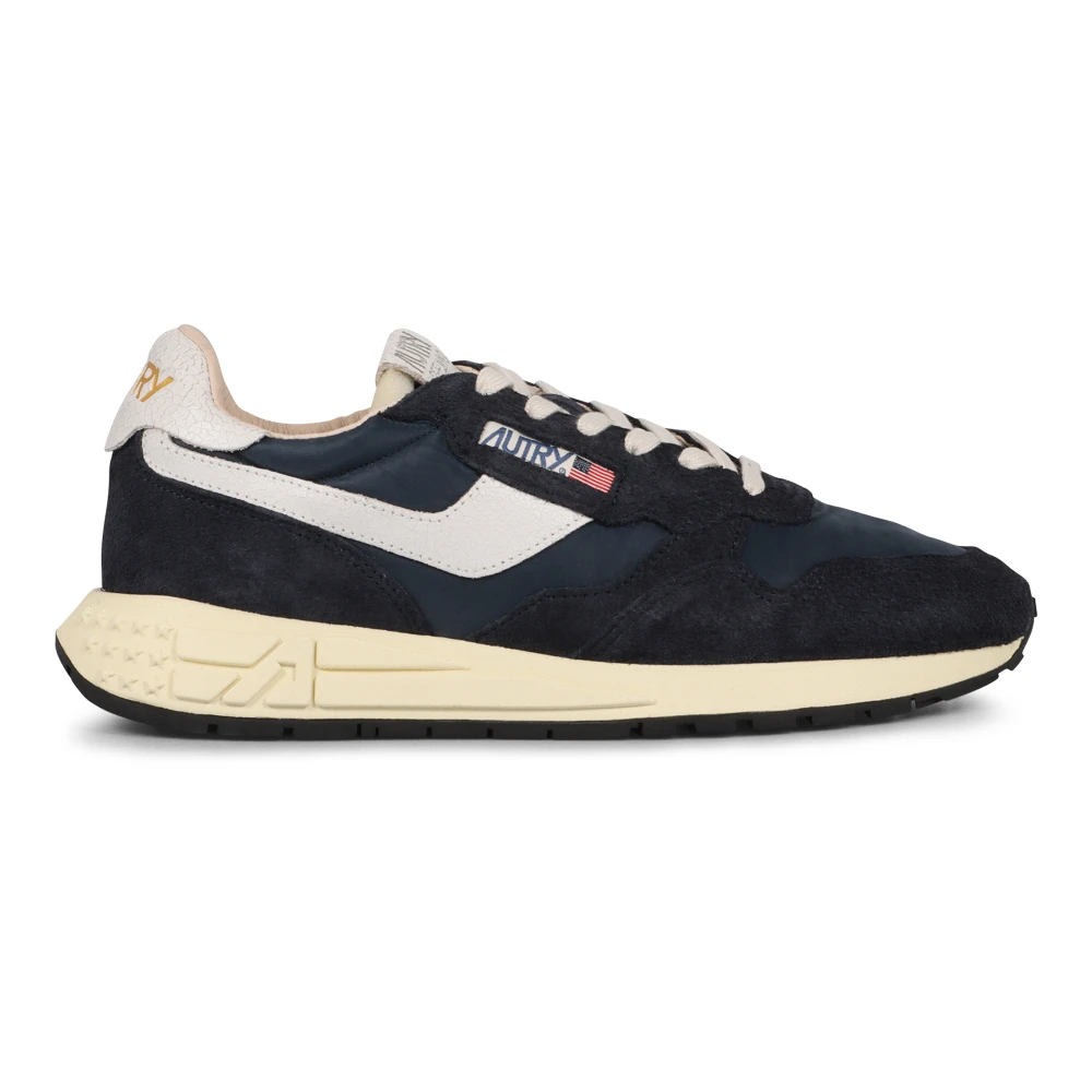Autry Men's Blue Reelwind Low Trainers - Sneakers - 9 Uk - Shoes