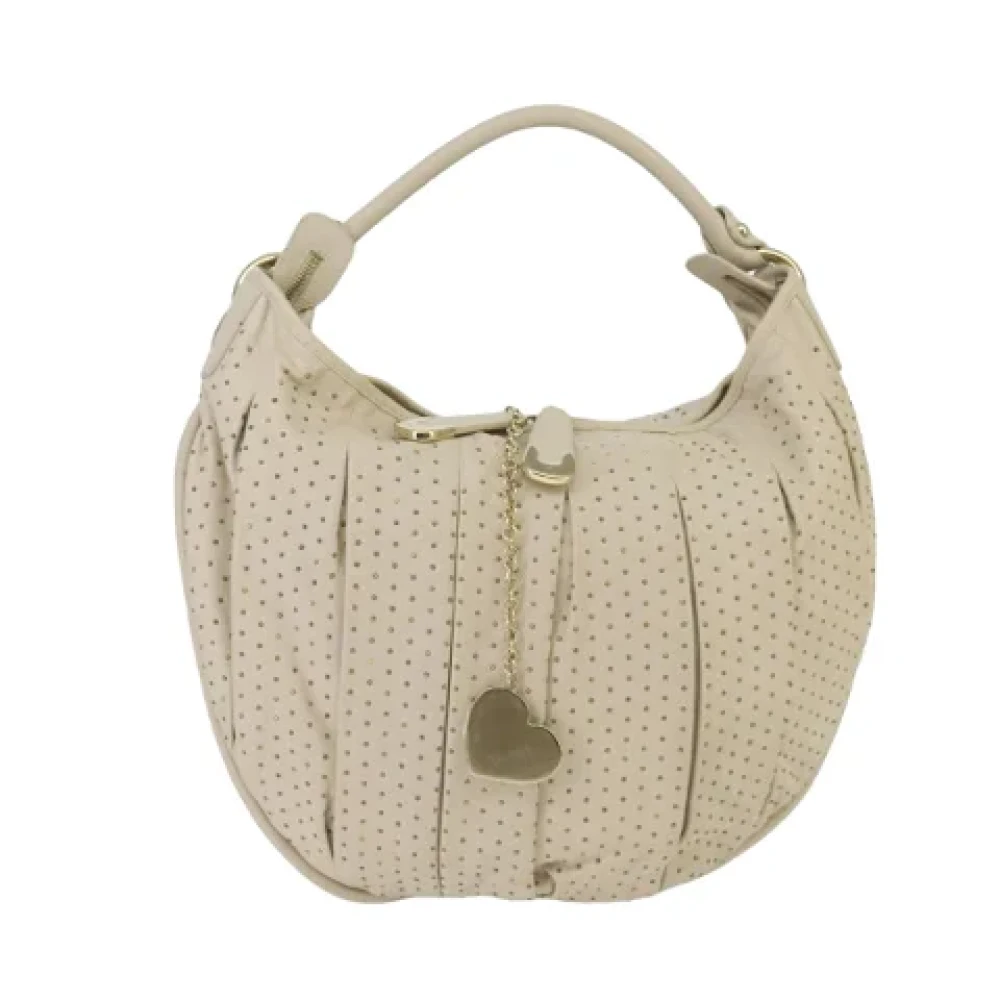 Bally Pre-owned Leather shoulder-bags Beige Dames