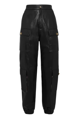 Leather Joggers