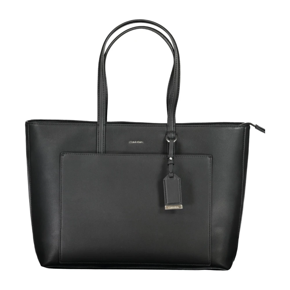 Calvin Klein Zwarte dames schoudertas met logo Black Dames
