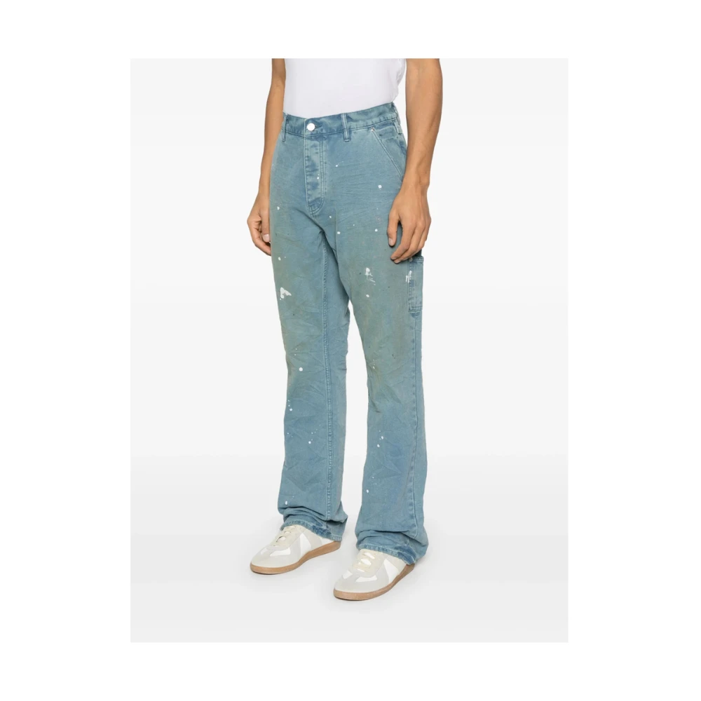 Purple Brand Lichtblauwe Denim Jeans met Zakken Blue Heren