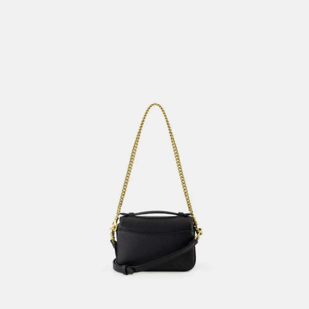 Coach Zwarte leren Crossbody tas Black Dames