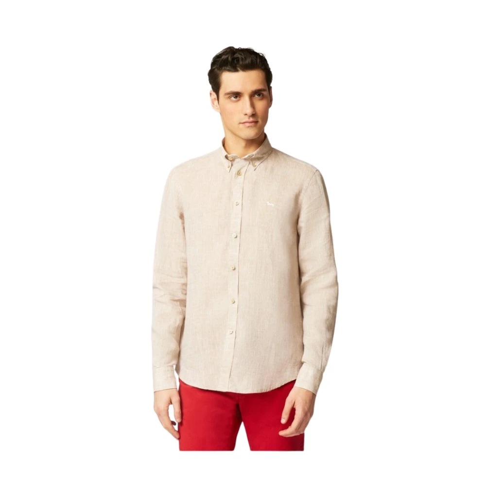 Harmont & Blaine Men's Beige Casual Shirts, 3XL, Casual Shirt