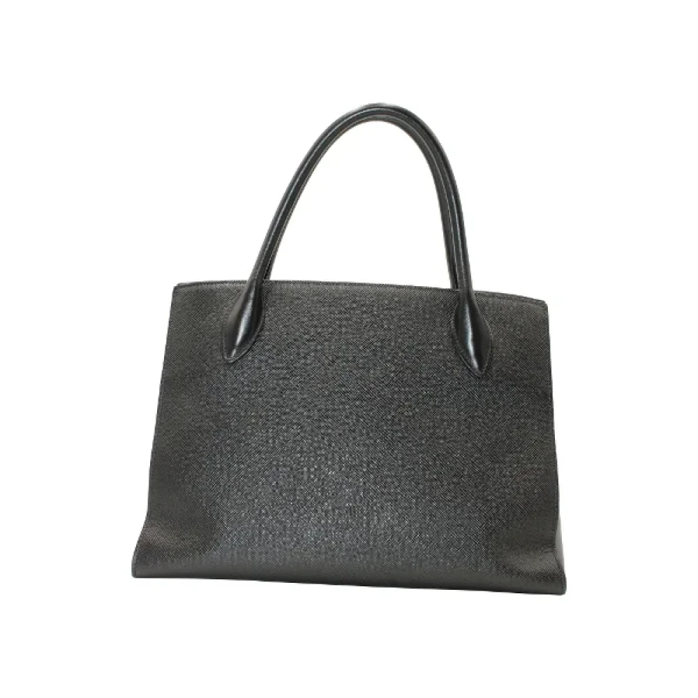 Prada Vintage Pre-owned Leather prada-bags Black Dames