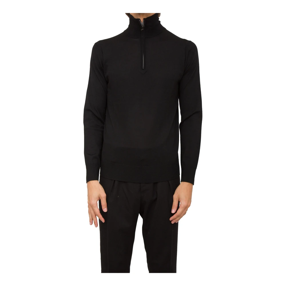 Paolo Pecora Men's Black Turtleneck Jumper - Turtlenecks - 3XL - Knitwear