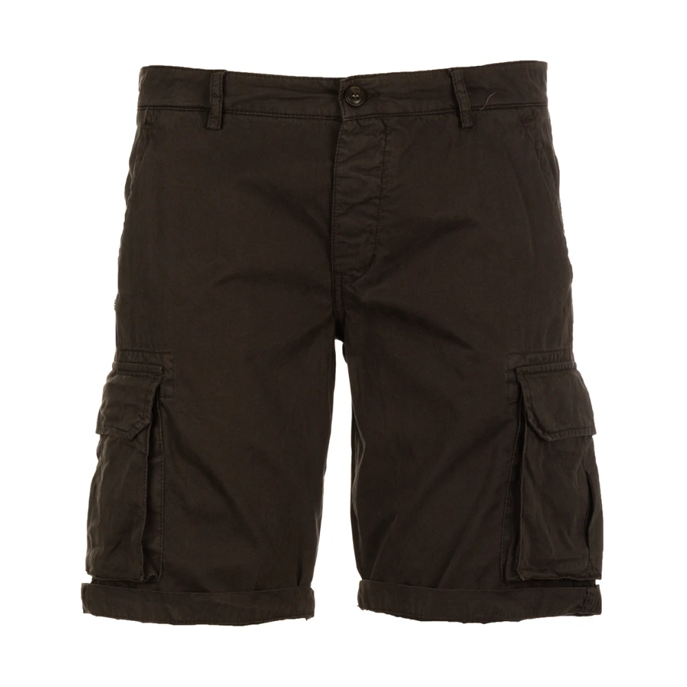 40Weft Antraciet Cargo Shorts Gray Heren