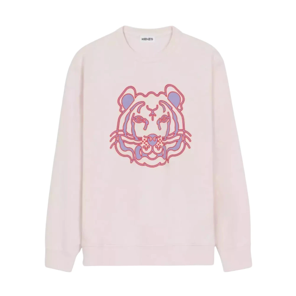 Kenzo Roze Tijger Sweater Pink Dames