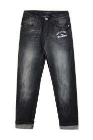 Slim Fit Jeans med tryckt logotyp