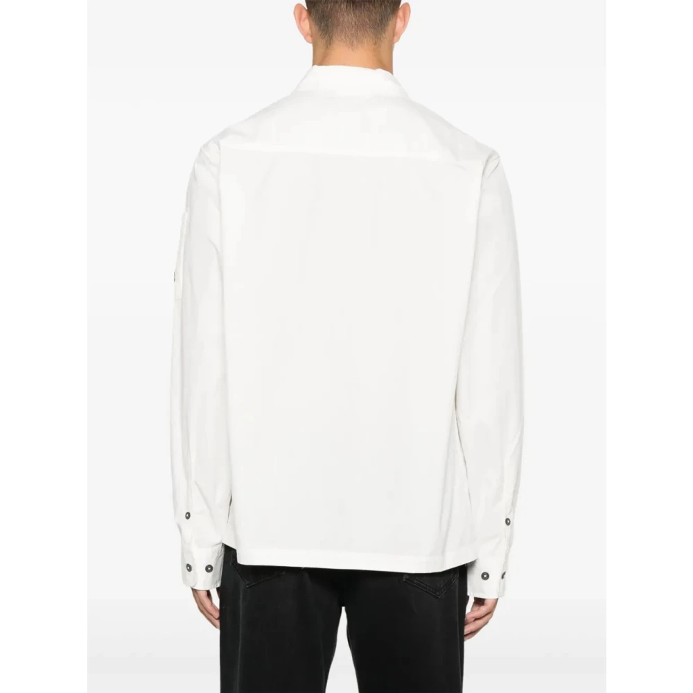 C.P. Company Witte Gauze Overshirt White Heren