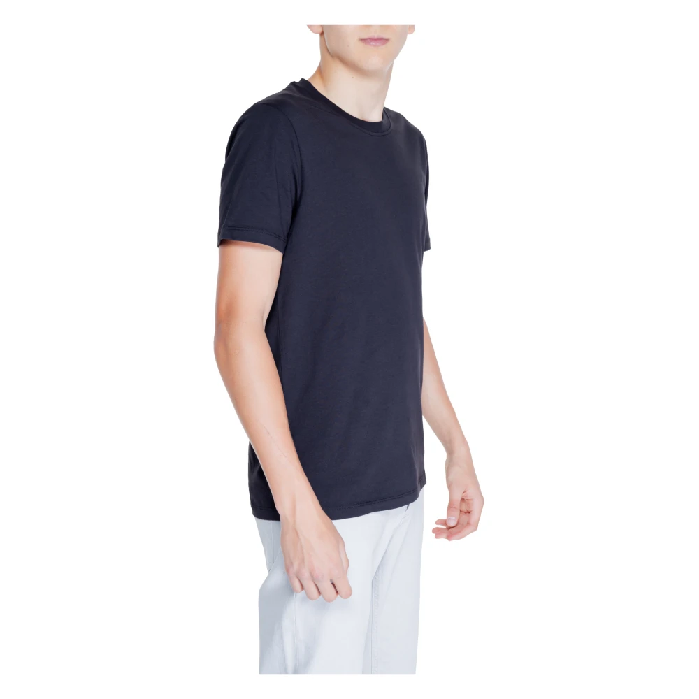 Peuterey Manderly T-Shirt Lente Zomer Collectie Katoen Blue Heren