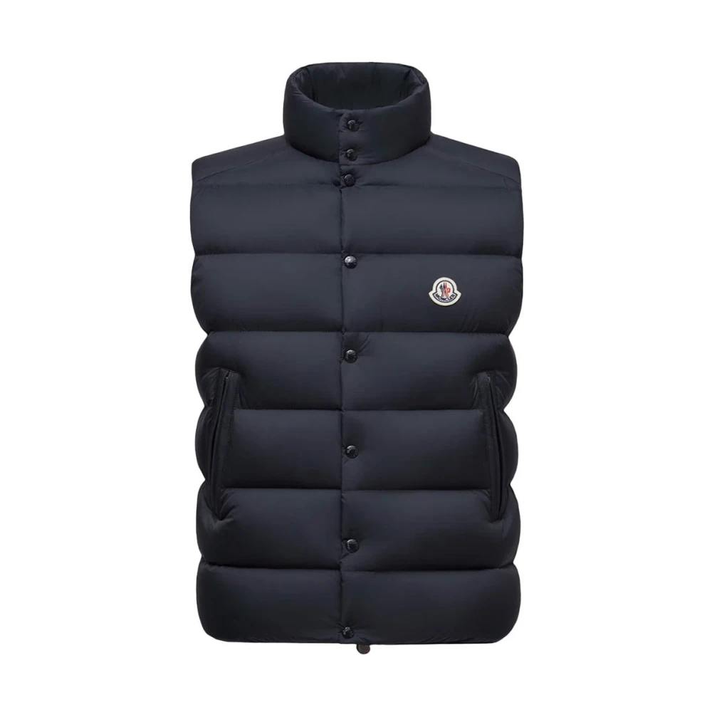 Moncler - Jackets > Vests - Blue - Moncler - Modalova