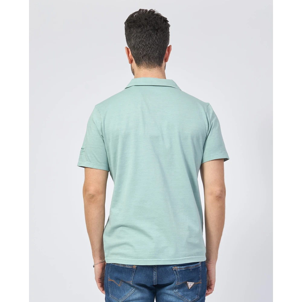 Ecoalf Groene Organische Katoenen Polo Green Heren