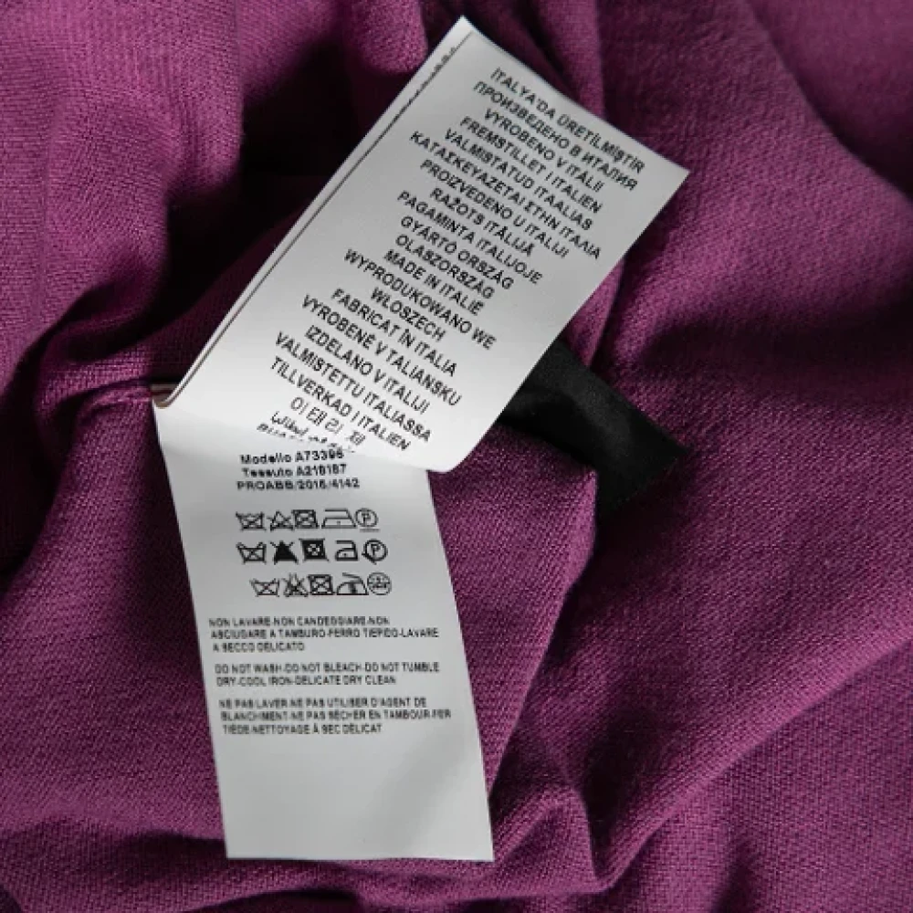 Versace Pre-owned Cotton tops Purple Dames