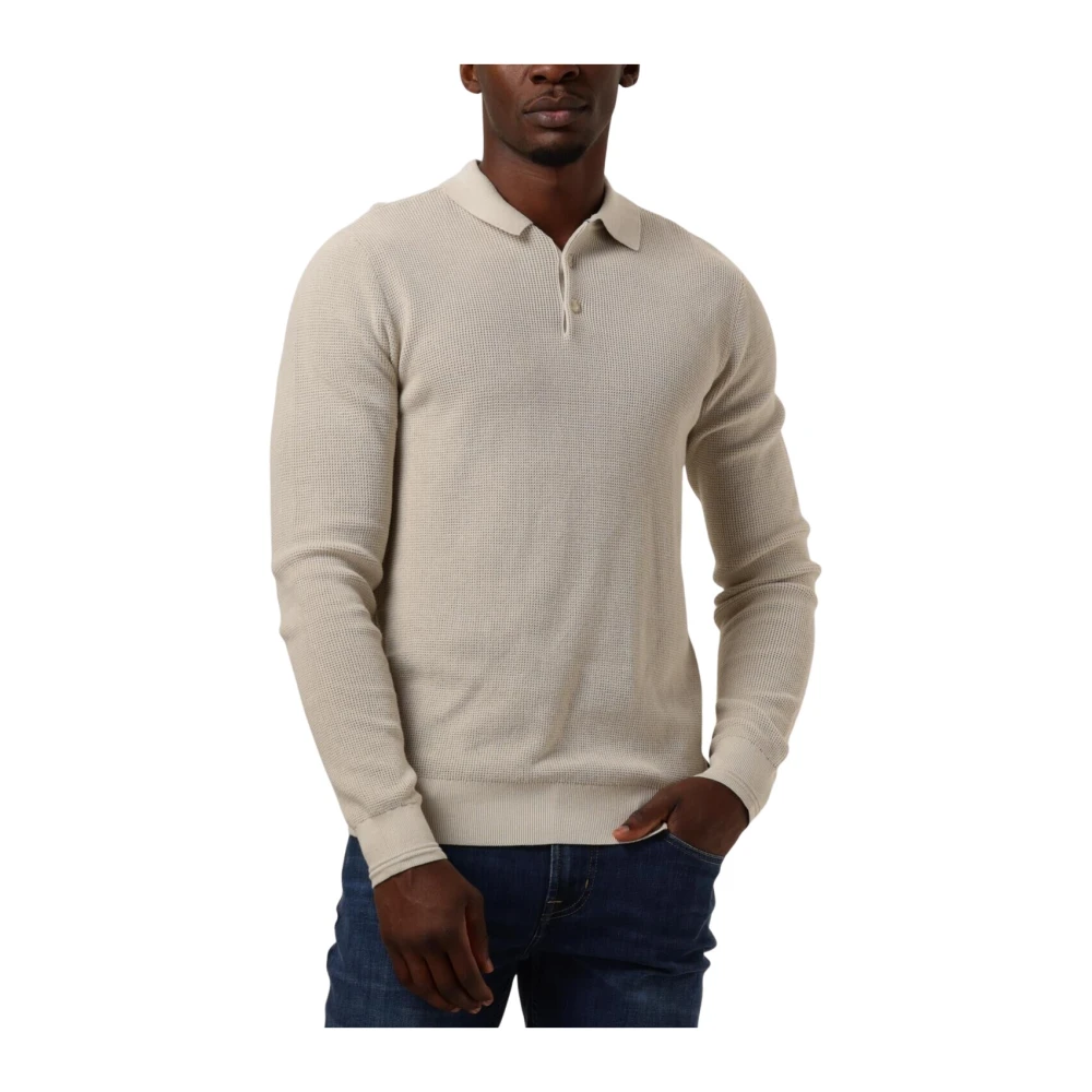 Saint Steve Beige Trui Sander voor Moderne Mannen Beige Heren
