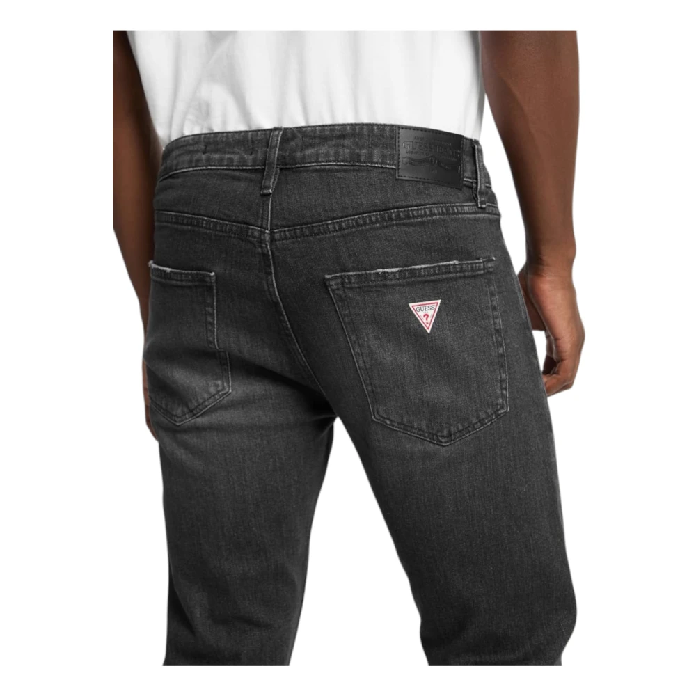 Guess Biologisch Katoen Straight Jeans Gray Heren