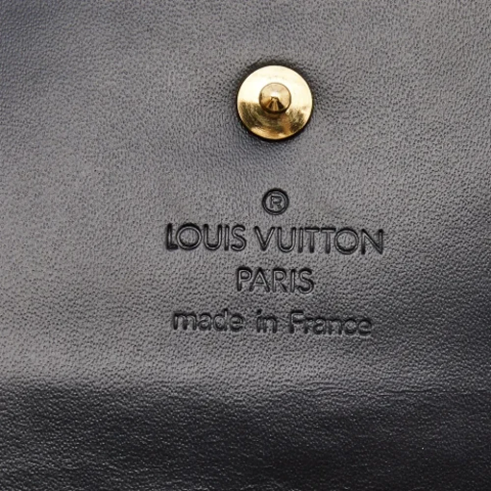 Louis Vuitton Vintage Pre-owned Leather wallets Black Dames