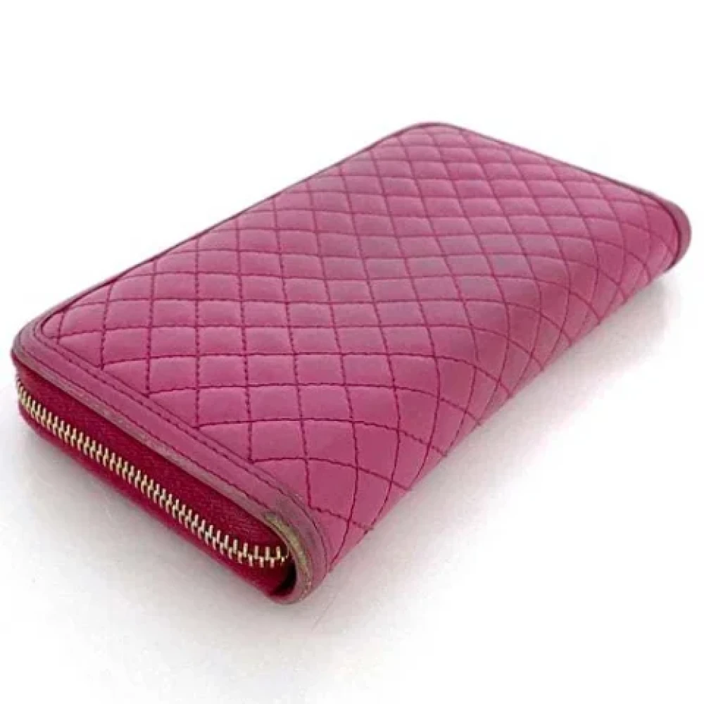 Prada Vintage Pre-owned Leather wallets Pink Dames