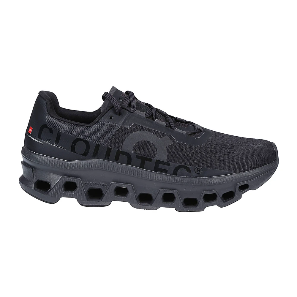 ON Running Zwarte Cloudmonster Sneakers Black Heren