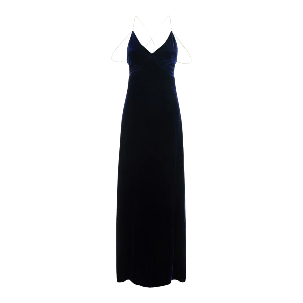 Forte Forte Long Dress - Female - Gowns - Blue - S - Dresses