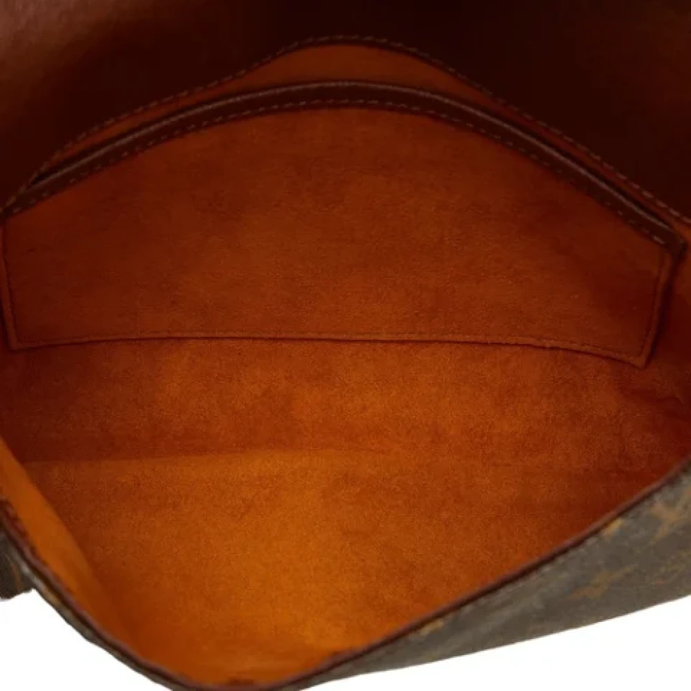 Louis Vuitton Vintage Pre-owned Plastic shoulder-bags Brown Dames