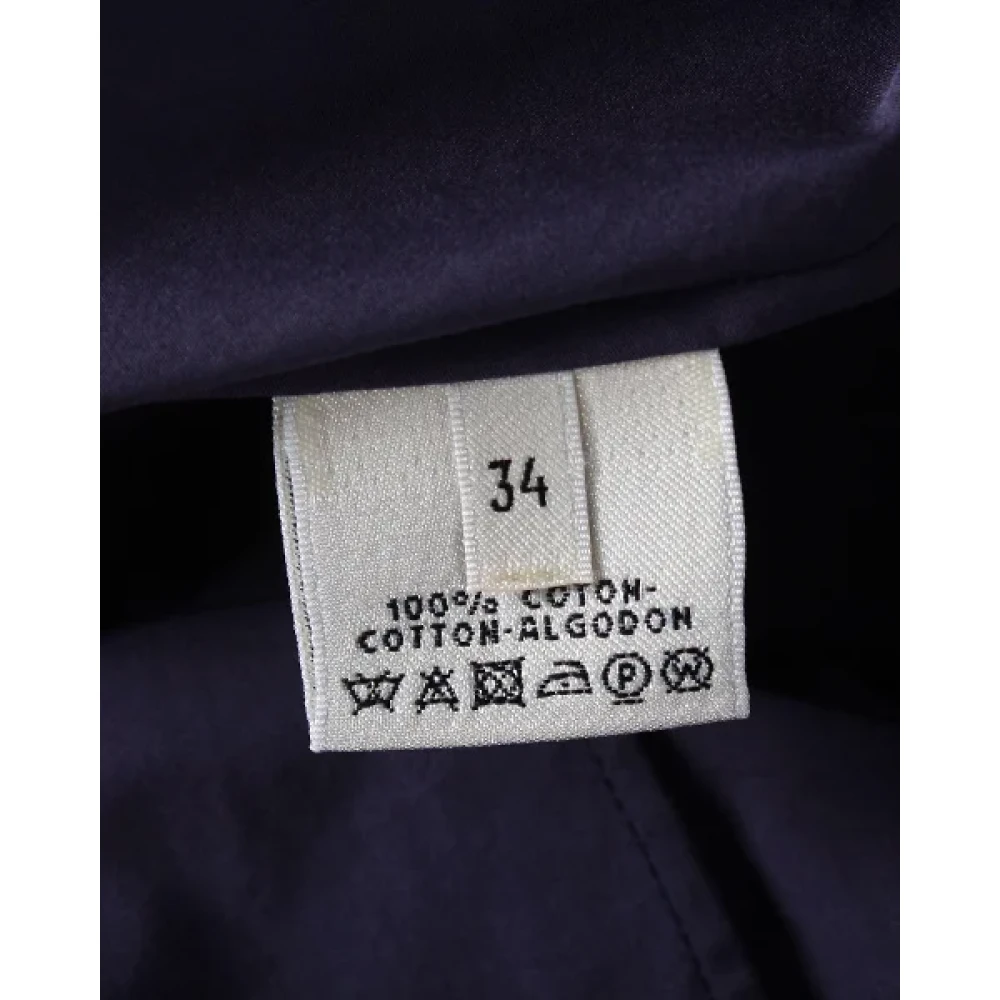 Hermès Vintage Pre-owned Cotton tops Blue Dames