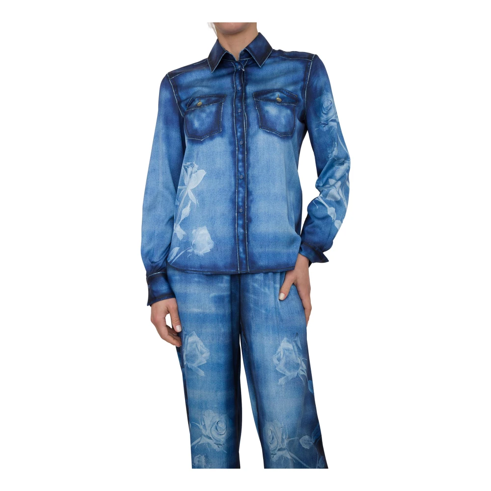Blouses & Shirts > Denim Shirts - - Blugirl - Modalova