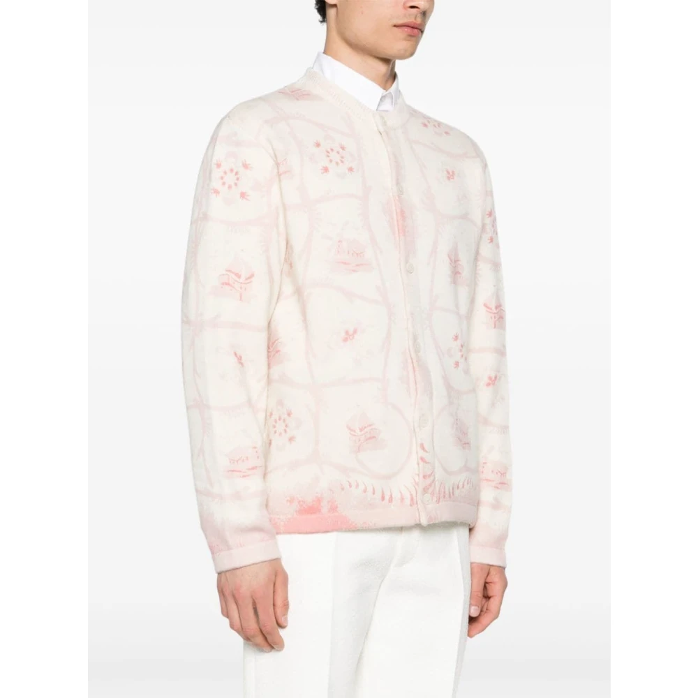 Bode Roze Room Mill Vest Pink Heren