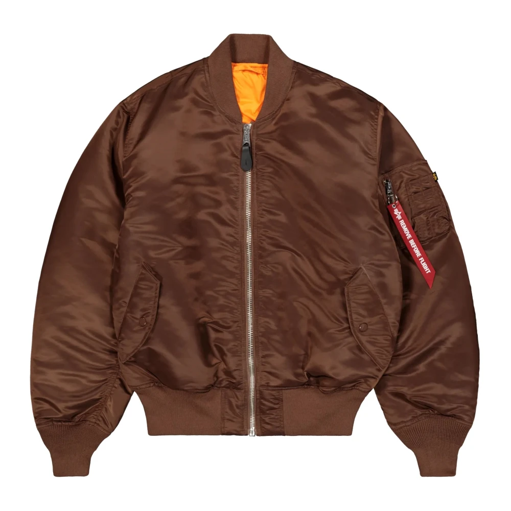 Alpha Industries Uomo Marrone - Ma-1 Heritage Bomber Jacket - Jackets - M - Immagine 2