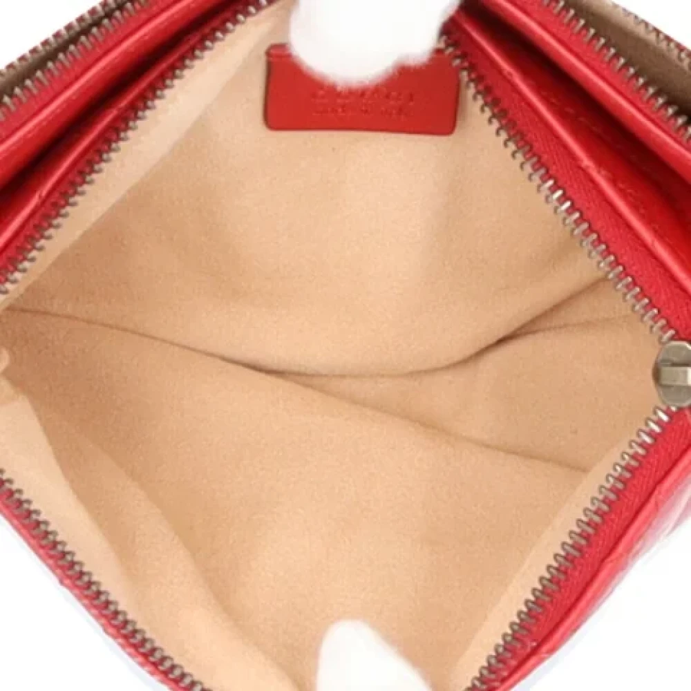 Gucci Vintage Pre-owned Fabric gucci-bags Red Dames