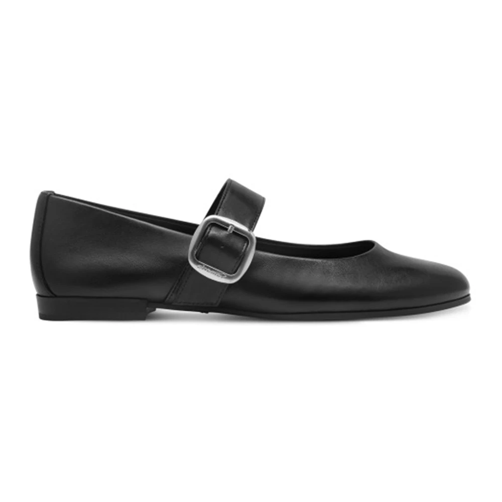 Tamaris Women's Black Elegant Ballerinas With Round Toe - Ballerina Shoes - 5 Uk - Shoes