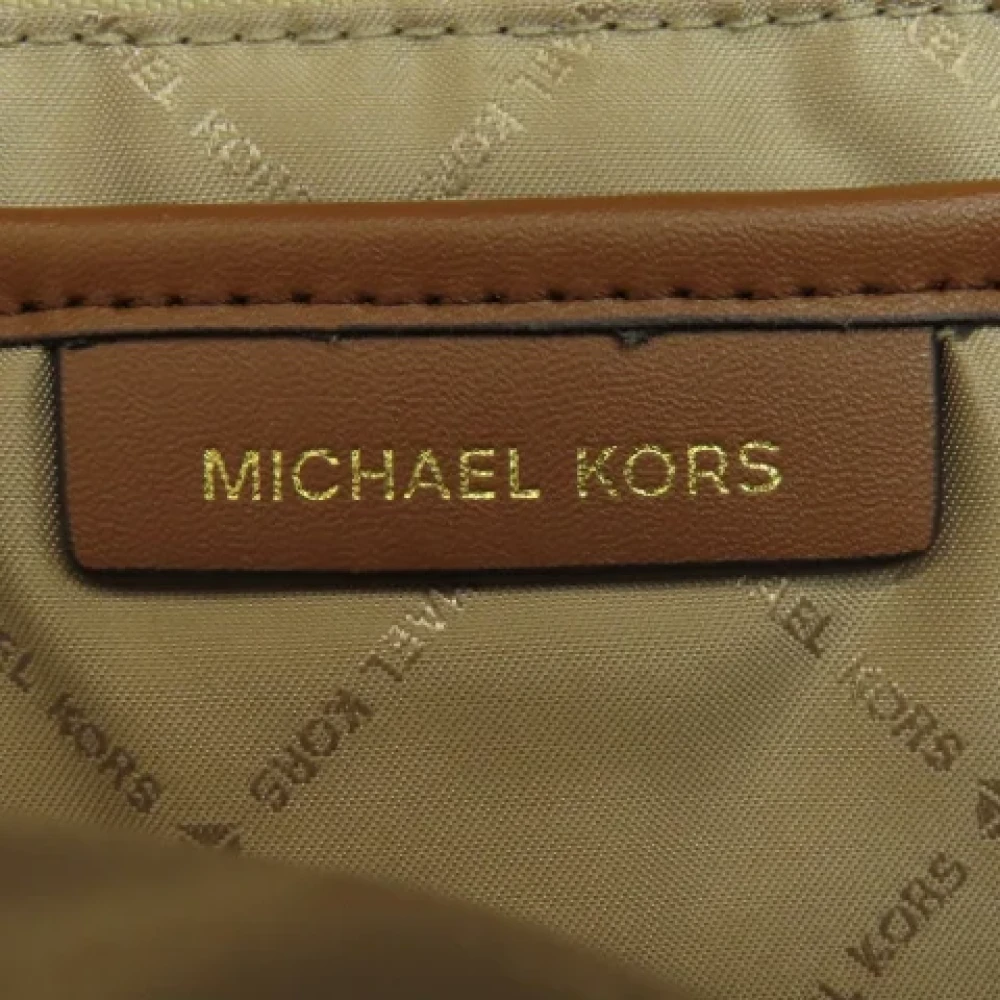 Michael Kors Pre-owned Fabric backpacks Beige Dames