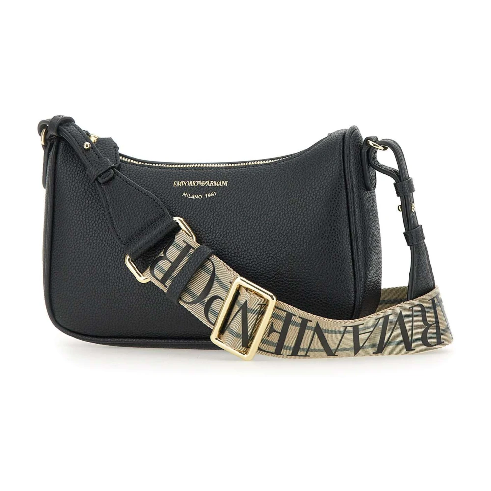 Emporio Armani Zwarte Schoudertas van Kunstleer Black Dames