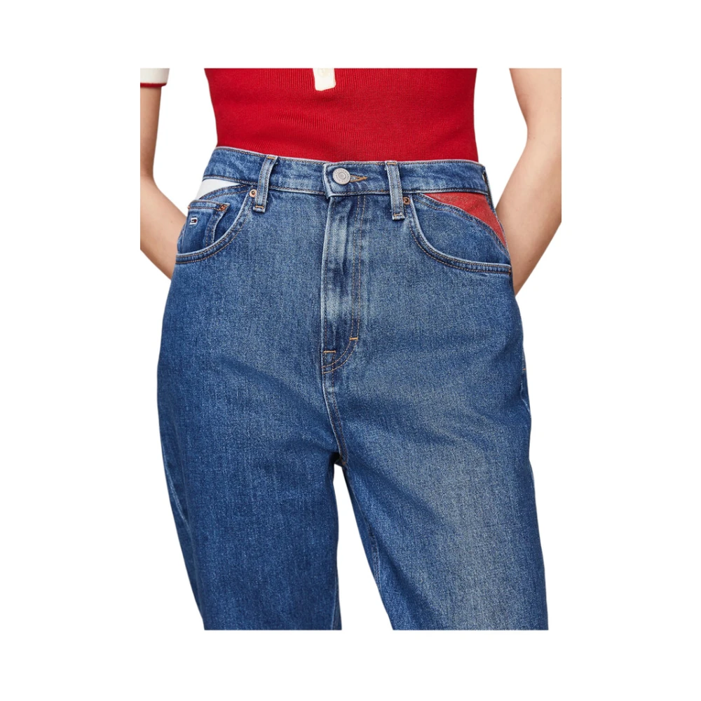 Tommy Jeans Relaxed Fit Denim Jeans Blue Dames