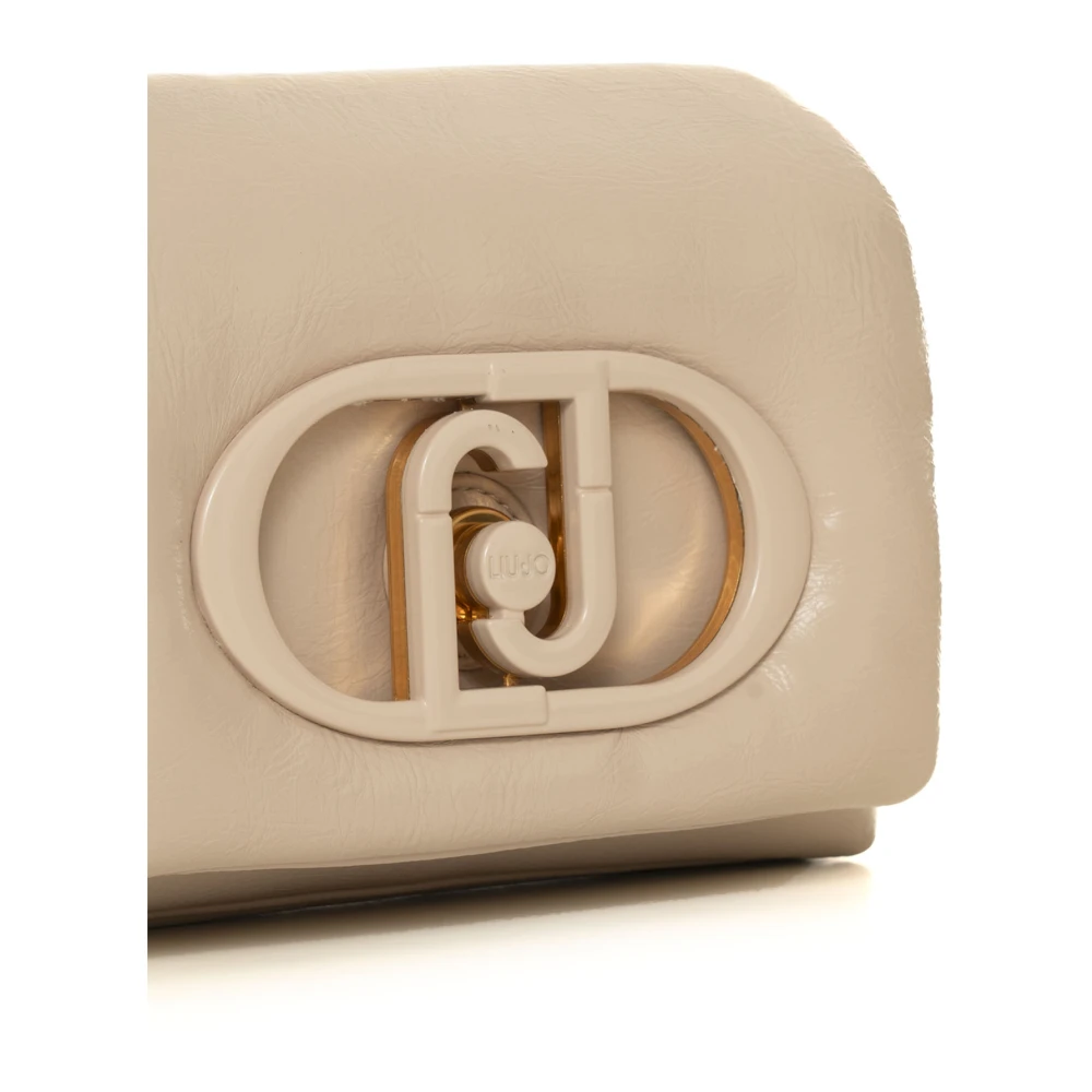 Liu Jo Mini Tas met Klep Sluiting White Dames