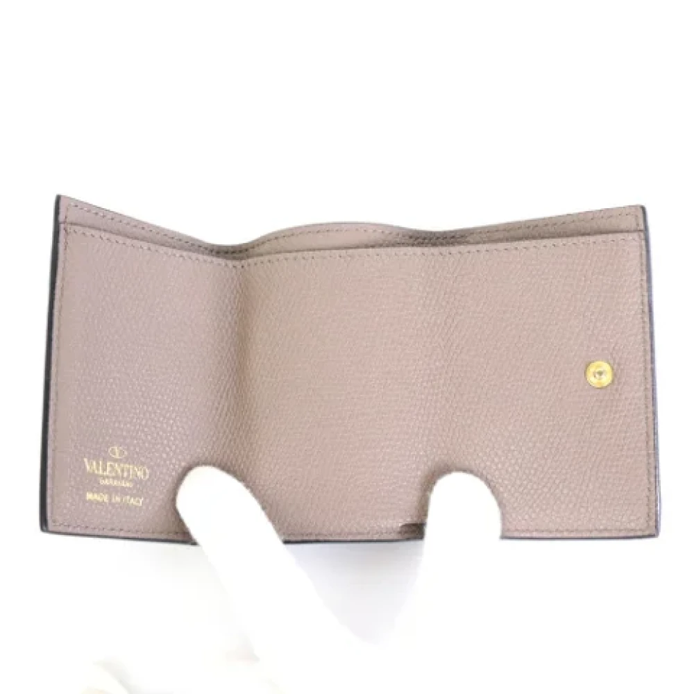 Valentino Vintage Pre-owned Leather wallets Pink Dames