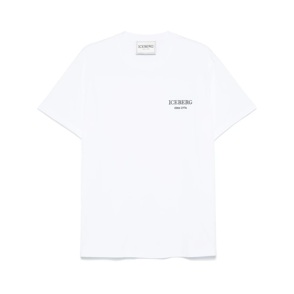 Iceberg - Tops > T-Shirts - White - Iceberg - Modalova