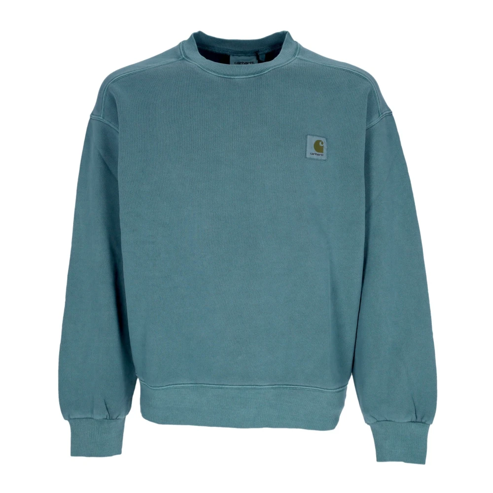 Carhartt Wip Botanisk Lättvikts Crew Neck Sweatshirt Blue, Herr