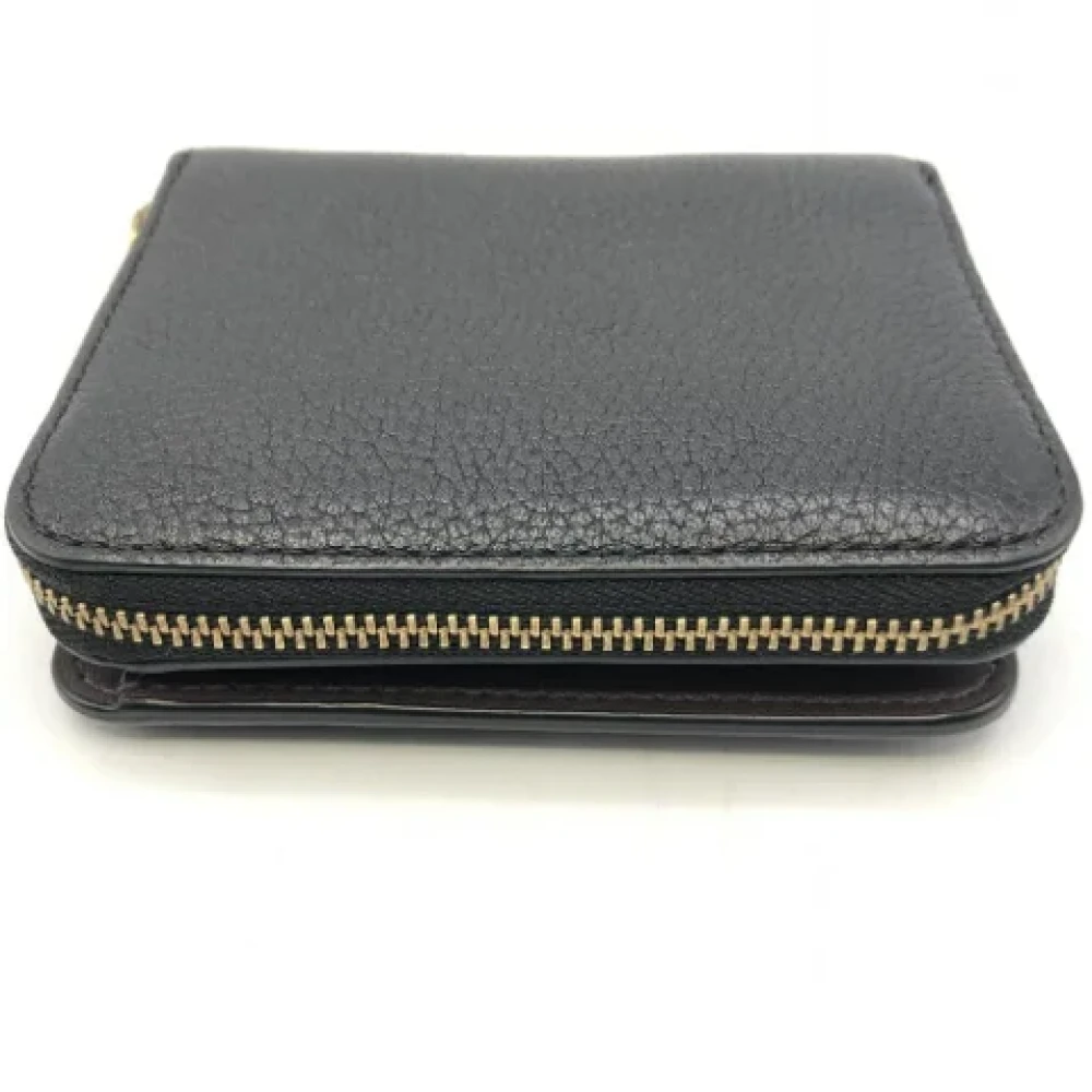 Coach Pre-owned Leather wallets Black Dames