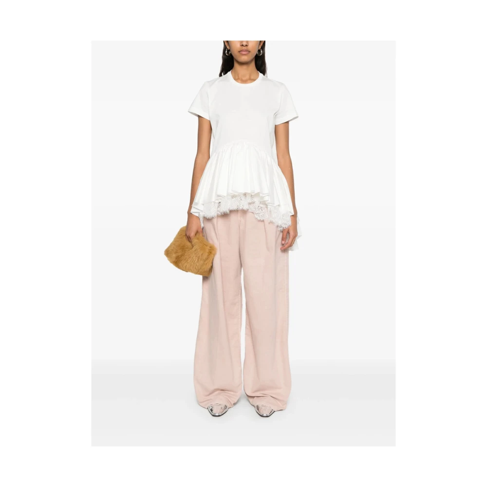 Haikure Roze Klassieke Plooi Jeans Pink Dames