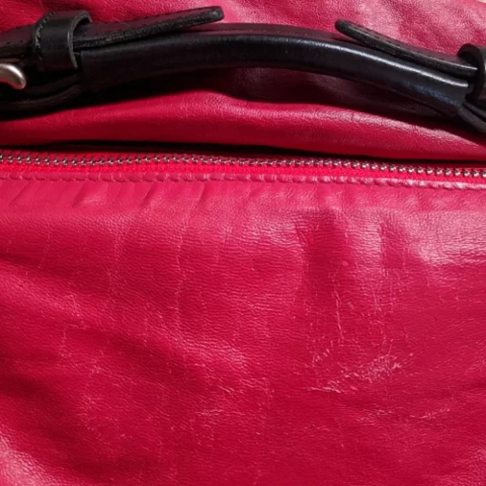 Marni Pre-owned Leather handbags Red Dames