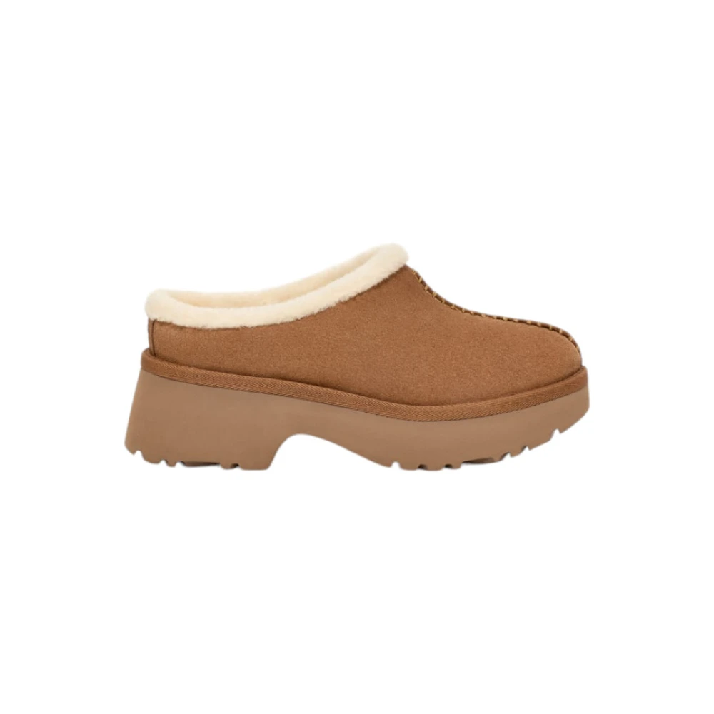 Ugg Women's Brown New Heights Cozy Clogs Chestnut