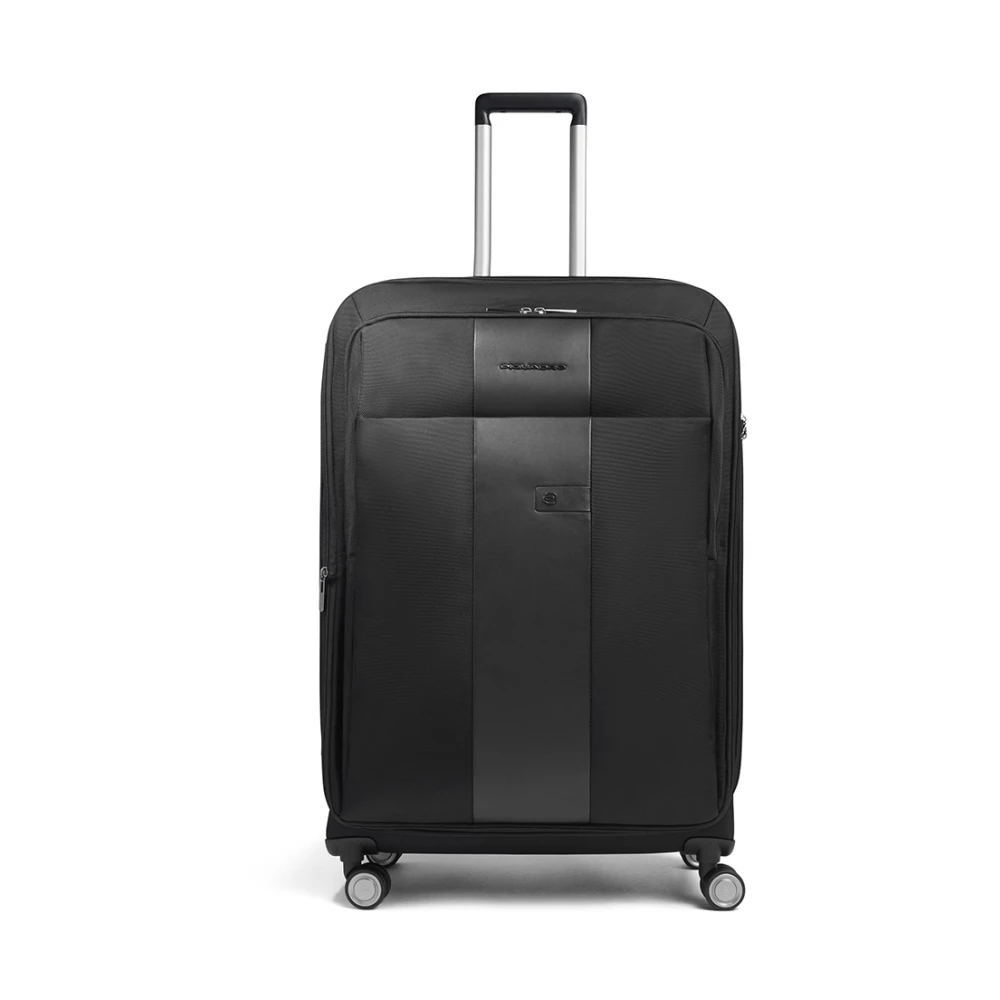 Piquadro Homme Noir Valises, Taille: One Size Valise Grande Extensible À 4 Roues