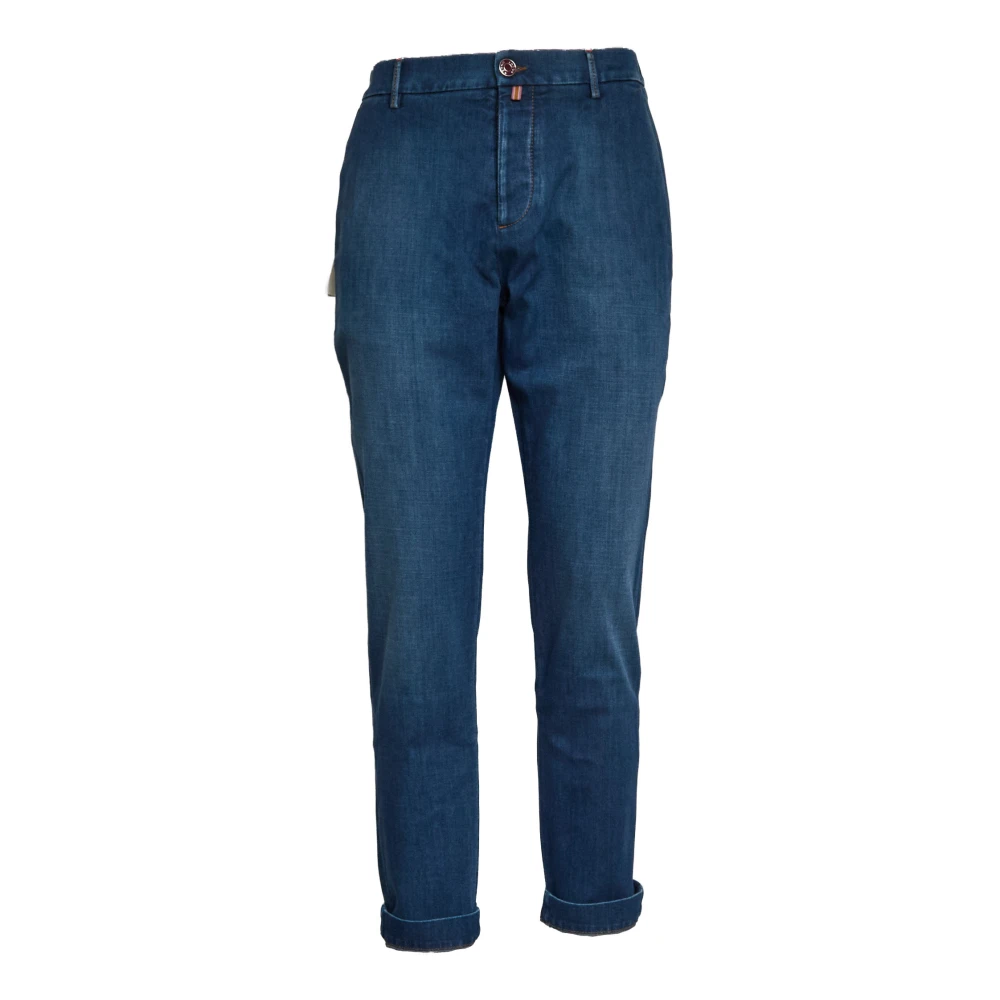 Jacob Cohën Men's Blue Slim-Fit Jeans