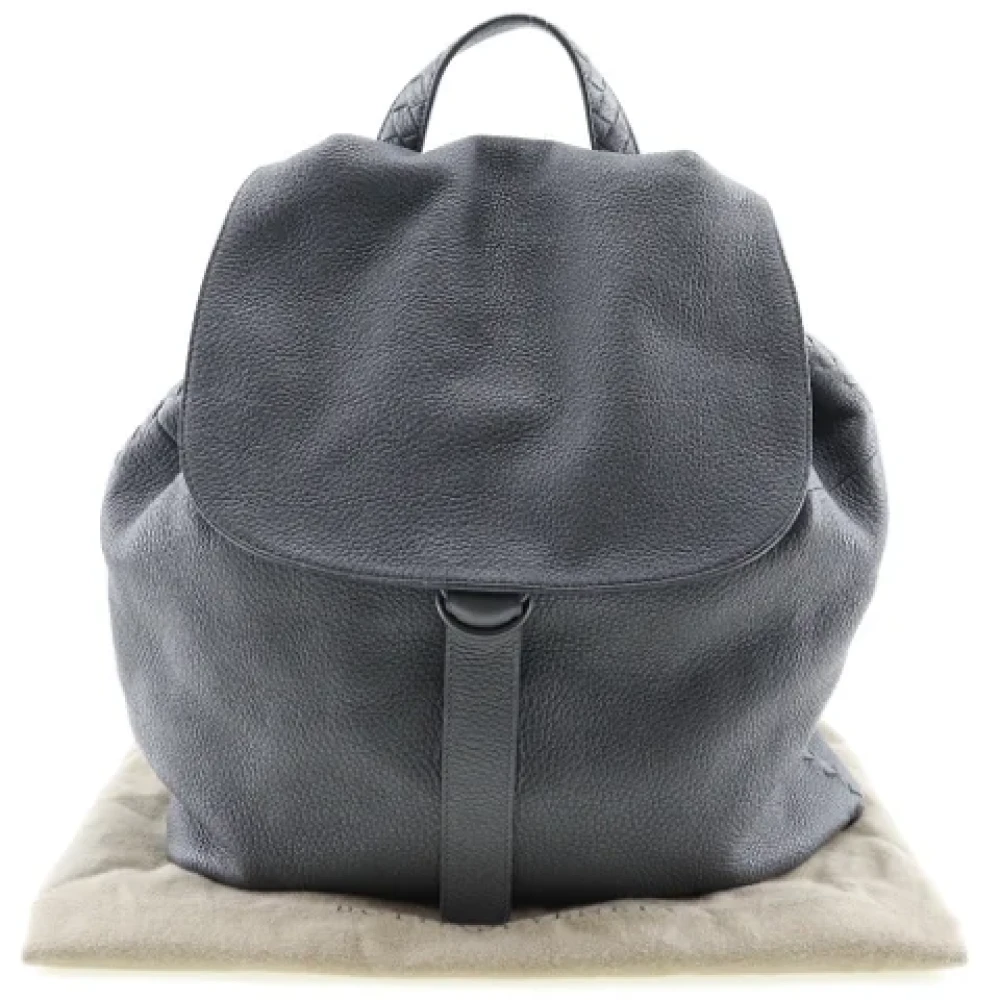 Bottega Veneta Vintage Pre-owned Leather shoulder-bags Gray Dames