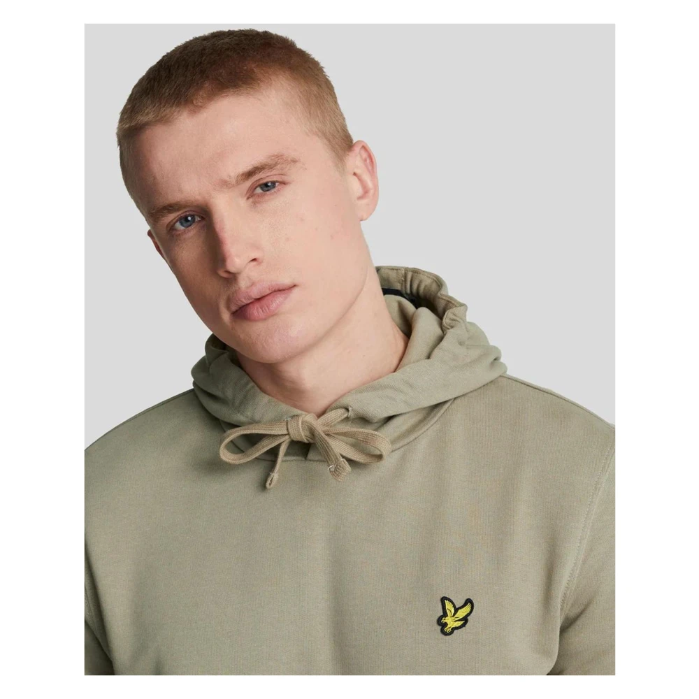 Lyle & Scott Groene Hoodie Ml416Vog Green Heren