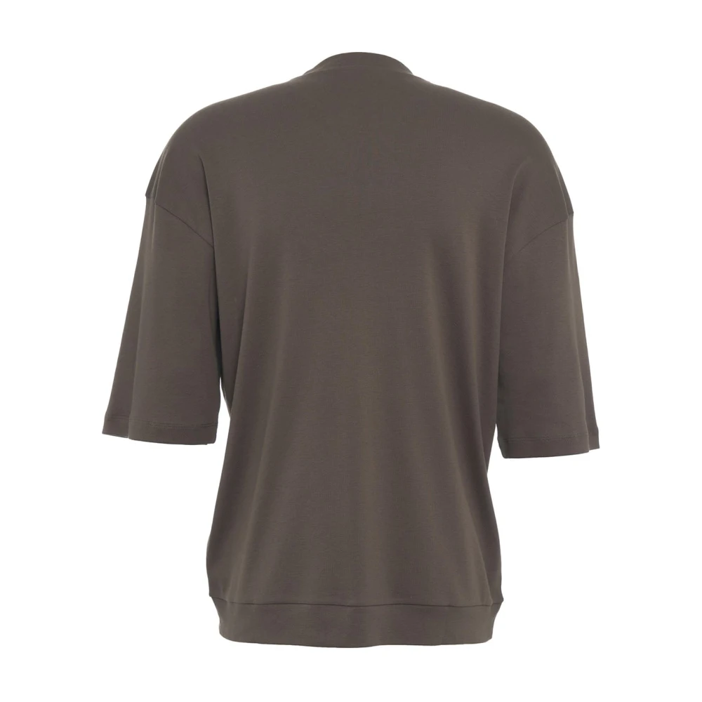 Stefan Brandt Boxy T-shirt Oliv Aw24 Green Heren