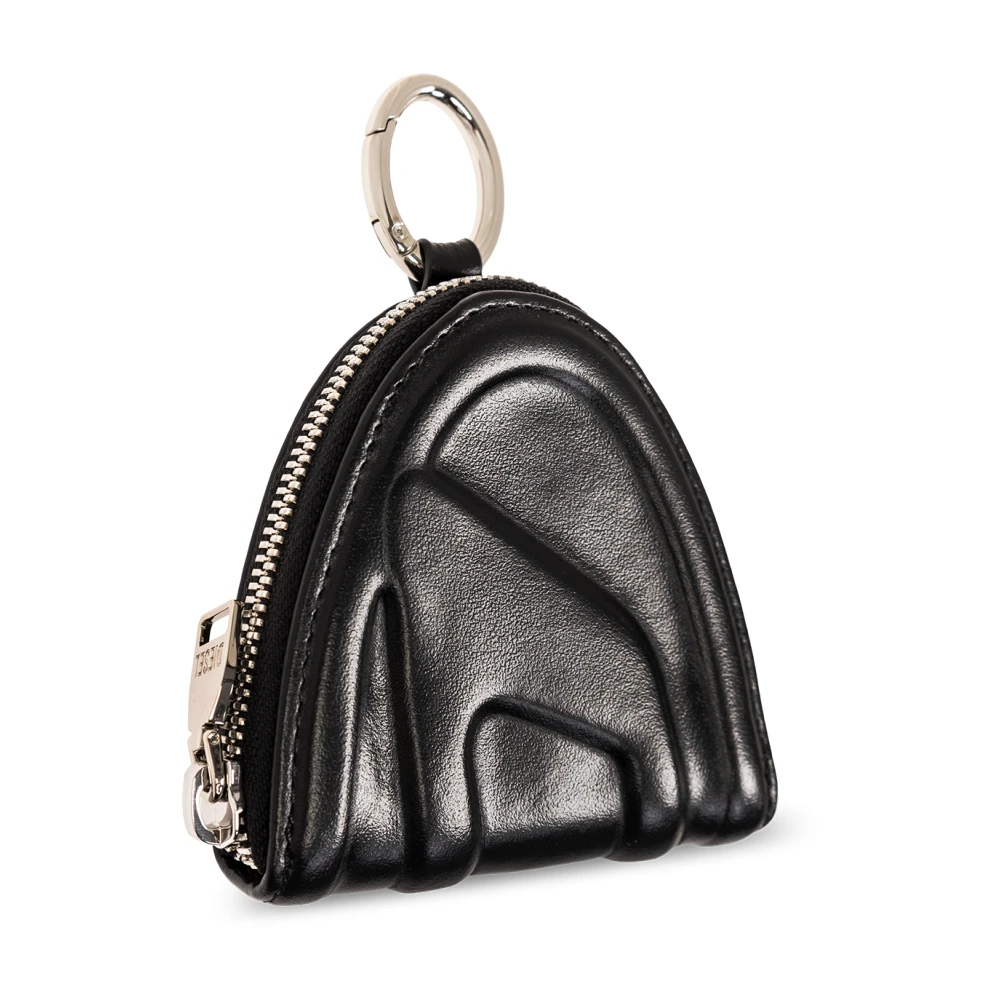 Diesel 1Dr-Fold muntportemonnee Black Dames