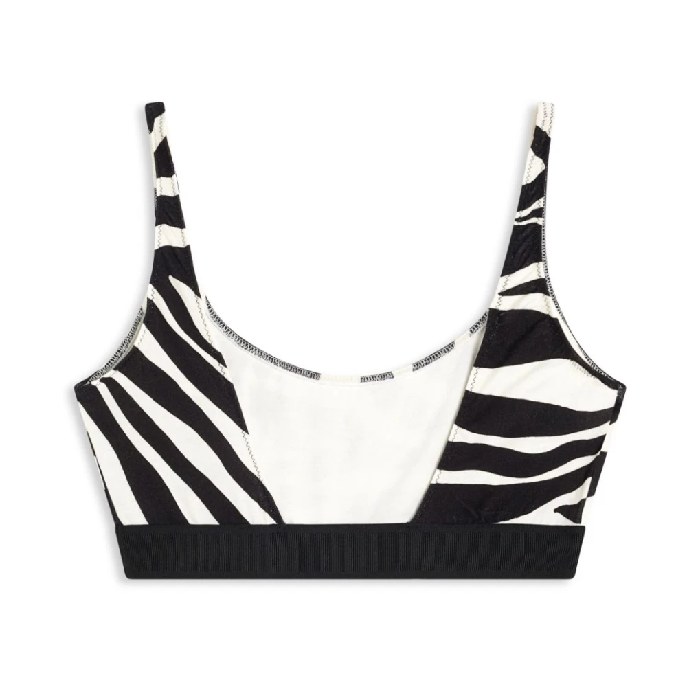 Tom Ford Zebra Print Crop Top Ondergoed Black Dames